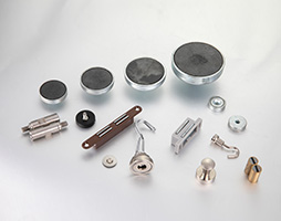 The use of different kinds of magnets. 